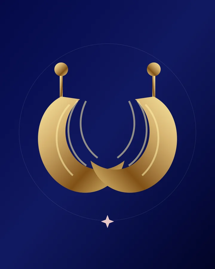 Solar Arc Earrings WebP